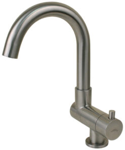 Scandvik Nordic Folding Stainless Steel J-Spout Tap