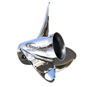 Turning Point SpeedZone Max3 - Right Hand - Stainless Steel Propeller - 3-Blade - 14.8" x 23 Pitch 6 101537XL