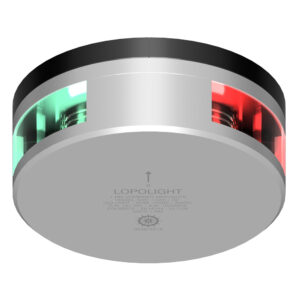 Lopolight Combined Sidelight - 1NM - Upside-Down Silver Housing w/FB Base 6 103273XL
