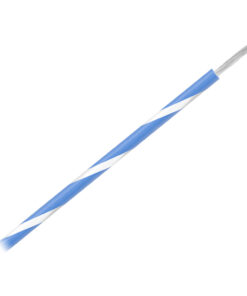 Pacer 16 AWG Gauge Striped Marine Wire 500' Spool - Blue w/White Stripe