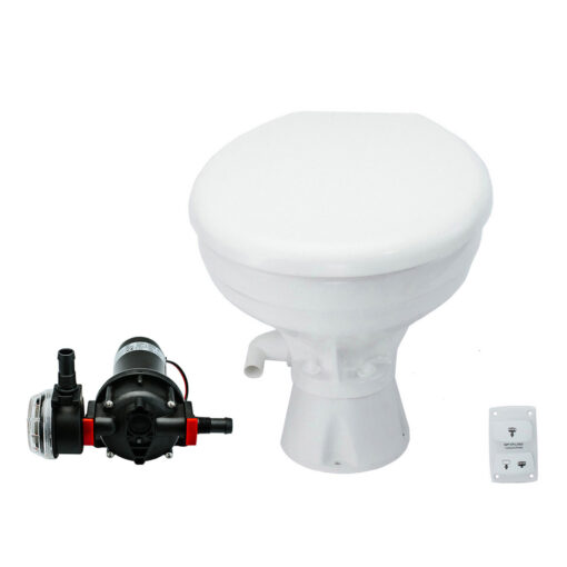 Johnson Pump AquaT Toilet Silent Electric – Comfort - 24V w/Pump