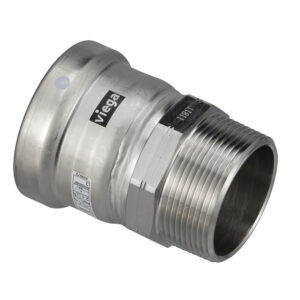 Viega MegaPress 316 FKM MPT Adapter - 2-1/2" x 2-1/2" (MPT) 6 103781XL