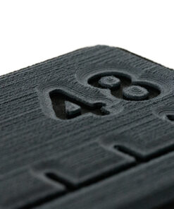 SeaDek 48” Routed Ruler - 6mm - Brushed Texture - Dark Grey/Black