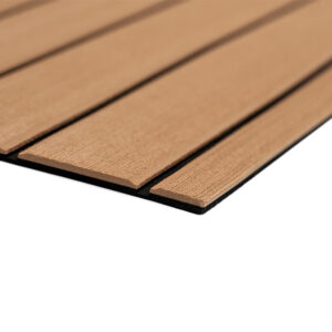 SeaDek 40" x 80" 6mm Teak Full Sheet - Brushed Texture - Mocha/Black (1016mm x 2032mm x 6mm) 6 104008XL