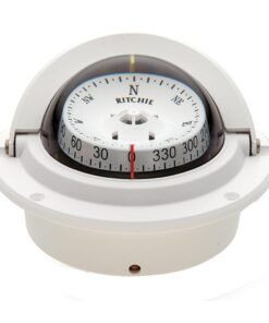 Ritchie F-83W Voyager Compass - Flush Mount - White