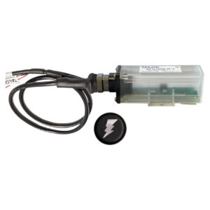TALOS Remote Housing Lightning Detection System w/3' Cable - Black Round Indicator w/Translucent Housing 6 106794XL