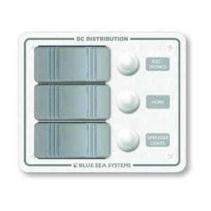 Blue Sea 8274 Water Resistant Panel - 3 Position - White - Vertical Mount 7 20779XL