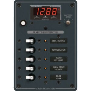 Blue Sea 8401 DC 5 Position w/Multi-Function Meter 7 20826XL