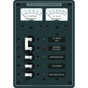 Blue Sea 8409 AC Main + 3 Positions - White 7 20833XL