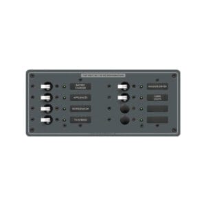 Blue Sea 8511 AC 8 Position 230v (European) Breaker Panel (White Switches 7 20879XL