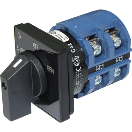 Blue Sea 9011 Switch, AV 120VAC 65A OFF +2 Positions - Image 2