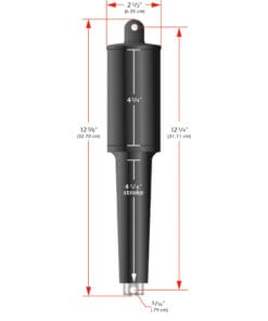 Lenco 102XD Extreme Duty Actuator - 24V - 4-1/4" Stroke - 5/16" Hardware