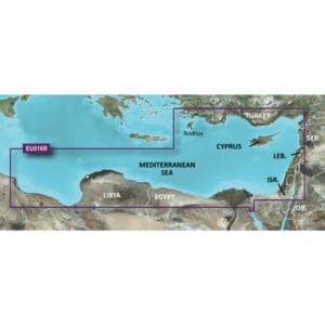 Garmin BlueChart® g3 Vision® HD - VEU016R - Mediterranean Southeast - microSD™/SD™ 6 30743XL