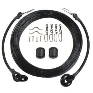Lee's Deluxe Rigging Kit - Single Rig Up To 37ft. - Black Mono 6 31117XL