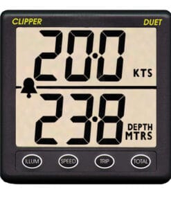 Clipper Duet Instrument Depth Speed Log w/Transducer