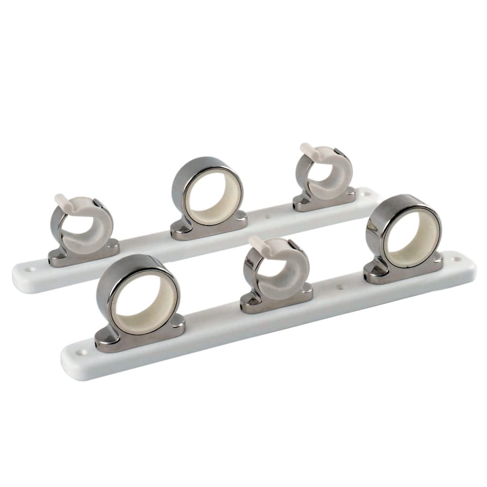 TACO 3-Rod Hanger w/Poly Rack - Polished Stainless Steel 6 45917XL