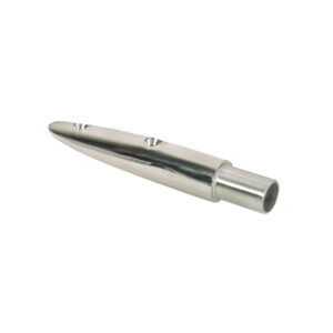 Whitecap 5-1/2° Rail End (End-Out) - 316 Stainless Steel - 7/8" Tube O.D. 6 50288XL