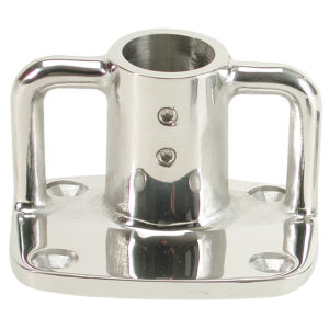 Whitecap 4° Rectangular Base - 316 Stainless Steel - 3-1/2" x 3" 6 50307XL