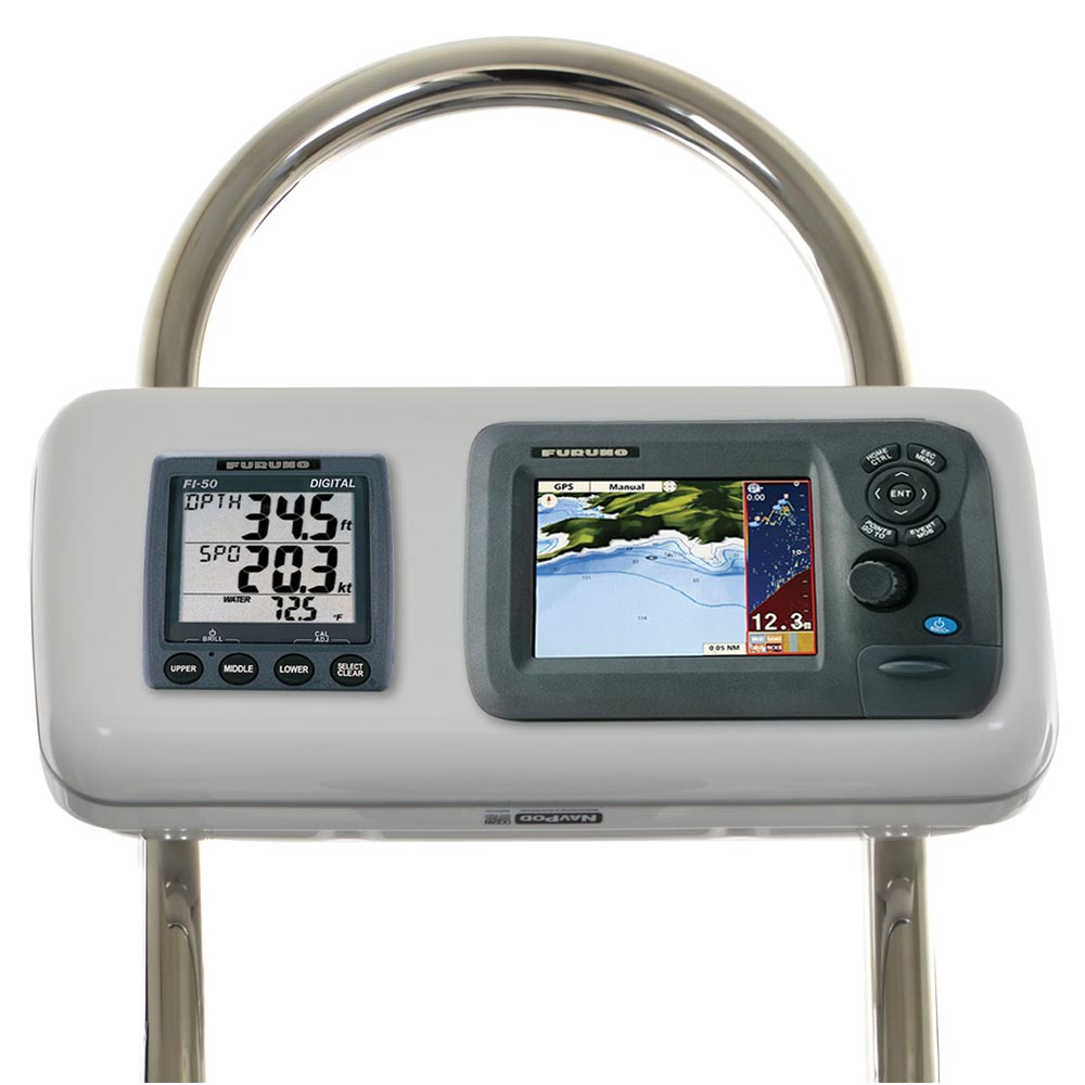 NavPod GP2515 SystemPod Pre-Cut f/Furuno GP1670/GP1670F 5.7" & 1 Instrument f/12" Wide Guard 6 53989XL