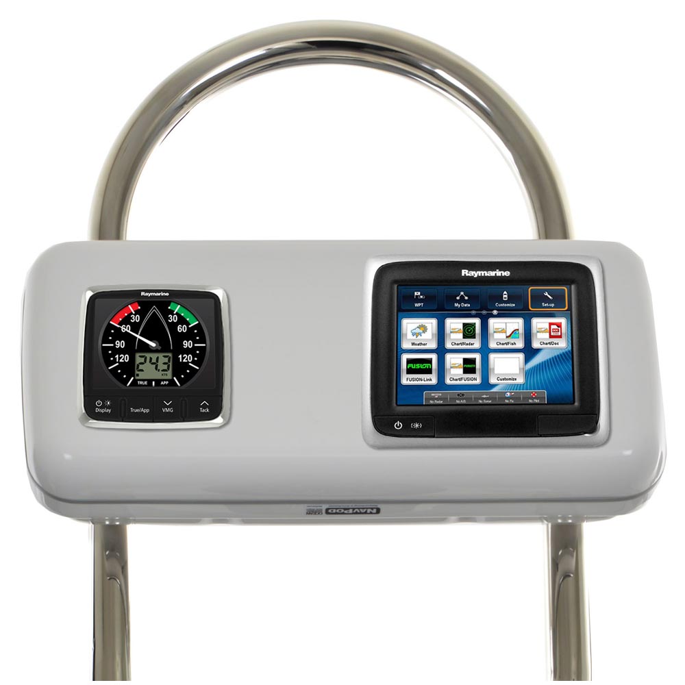 NavPod GP2517 SystemPod Pre-Cut f/Raymarine a65/a67/a68 & 1 Instrument f/12" Wide Guard 6 53991XL