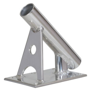 Lee's MX Pro Series Fixed Angle Center Rigger Holder - 45° - 1.5" ID - Bright Silver 6 54867XL