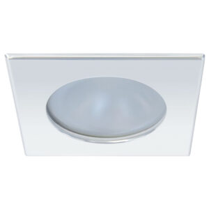 Quick Blake XP Downlight LED - 4W, IP66, Screw Mounted - Square Stainless Bezel, Round Warm White Light 6 55654XL