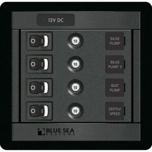 Blue Sea 1455 4 Position Switch CLB Square 7 57218XL