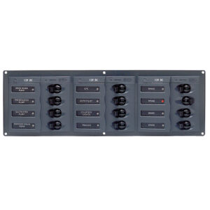 BEP DC Panel - 12-Way - No Meter - Horizontal 7 58812XL