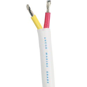 Ancor Safety Duplex Cable - 14/2 AWG - Red/Yellow - Round - 500' 7 60749XL