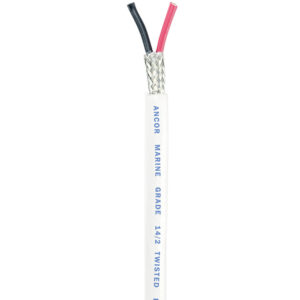 Ancor Twisted Pair w/Shield - 14/2 AWG - Round - Red/Black - 250' 6 60761XL
