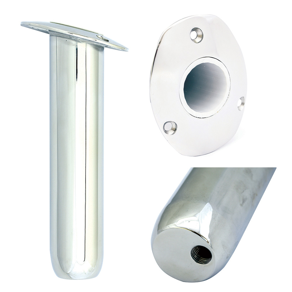 Tigress Oval Head Closed Base Rod Holder - 0° - 9" 6 63634XL