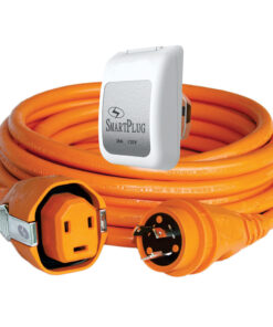 SmartPlug 30 AMP SmartPlug/Twist Type Cordset w/White Inlet Cover- 50'