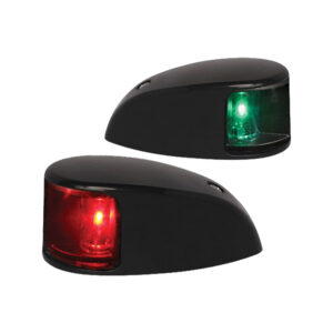 Hella Marine NaviLED Deck Mount Port & Starboard Pair - 2nm - Colored Lens/Black Housing 6 65377XL