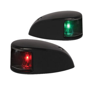 Hella Marine NaviLED Deck Mount Port & Starboard Pair - 2nm - Clear Lens/Black Housing 6 65378XL