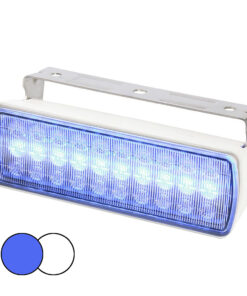 Hella Marine Sea Hawk XL Dual Color LED FloodLights - Blue/White LED - White Housing