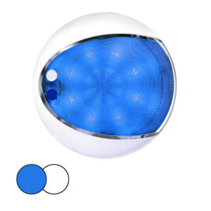 Hella Marine EuroLED 175 Surface Mount Touch Lamp - Blue/White LED - White Housing 6 65415XL