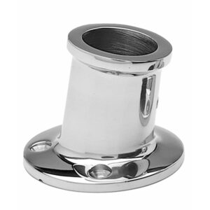 Taylor Made 1-1/4" SS Top Mount Flag Pole Socket 6 65515XL
