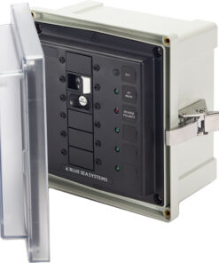 Blue Sea 3116 - SMS Panel Enclosure w/ELCI (30A) and 3 Blanks - 120V