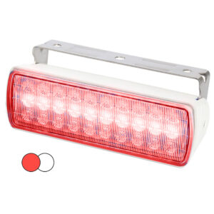 Hella Marine Sea Hawk XL Dual Color LED Floodlights - Red/White LED - White Housing 6 66100XL