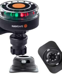 Navisafe Navilight 2NM Tricolor w/Navimount Base & RIB Mount - Black