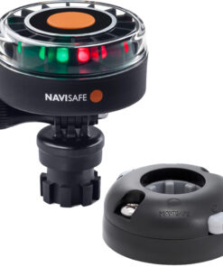 Navisafe Navilight 2NM Tricolor w/Navimount Base & Horizontal Mount - Black