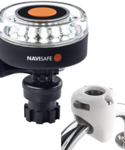 Navisafe Navilight 360° 2NM White w/Navimount Base & Rail Mount - White