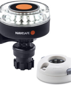 Navisafe Navilight 360° 2NM White w/Navimount Base & Horizontal Mount - White