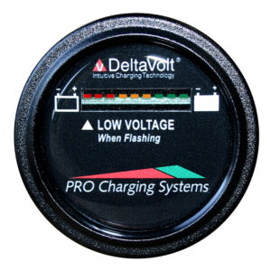 Dual Pro Battery Fuel Gauge - DeltaView® Link Compatible - 12V System (1-12V Battery, 2-6V Batteries) 6 68430XL