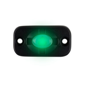 HEISE Auxiliary Accent Lighting Pod - 1.5" x 3" - Black/Green 7 69794XL