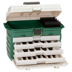 Plano 4-Drawer Tackle Box - Green Metallic/Silver 6 70848XL