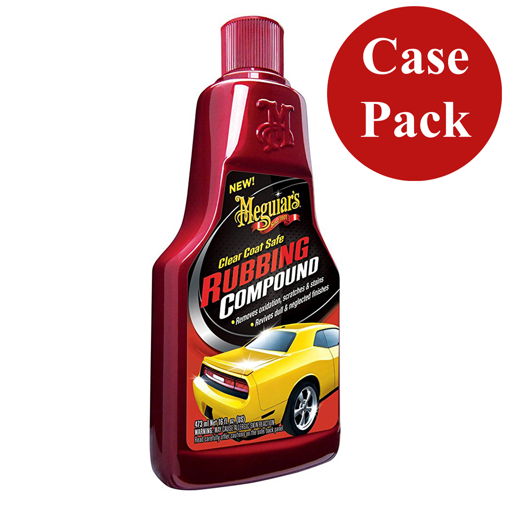 Meguiar's Clear Coat Safe Rubbing Compound - 16oz *Case of 6* 6 72057XL