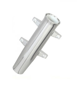 Lee's Aluminum Side Mount Rod Holder - Tulip Style - Silver Anodize