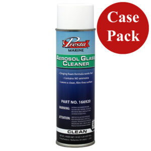 Presta Marine Ammonia Free Aerosol Glass Cleaner - 19oz - *Case of 12* 6 73016XL