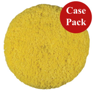 Presta Rotary Blended Wool Buffing Pad - Yellow Medium Cut - *Case of 12* 6 73047XL